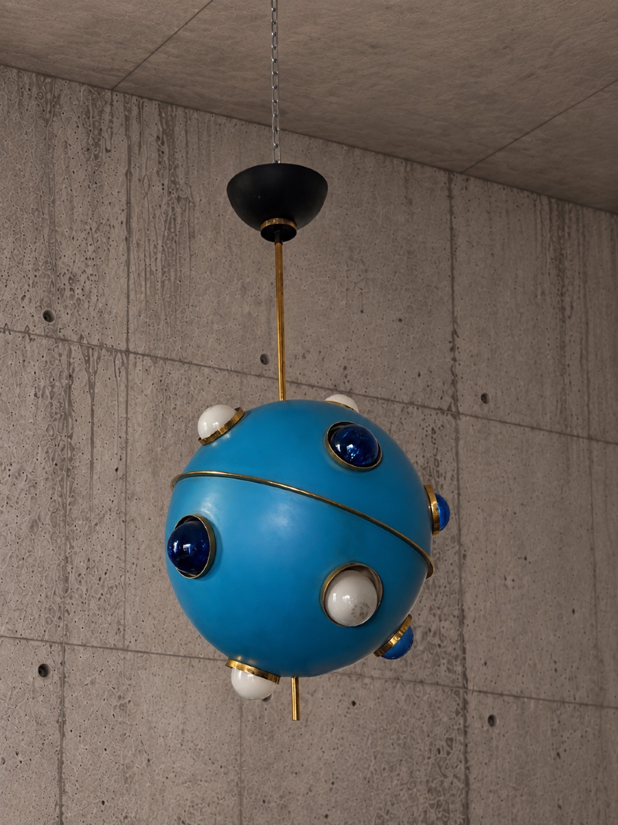 Oscar Torlasco - “saturno” Pendant Light, Model 551, By Lumi, 1958