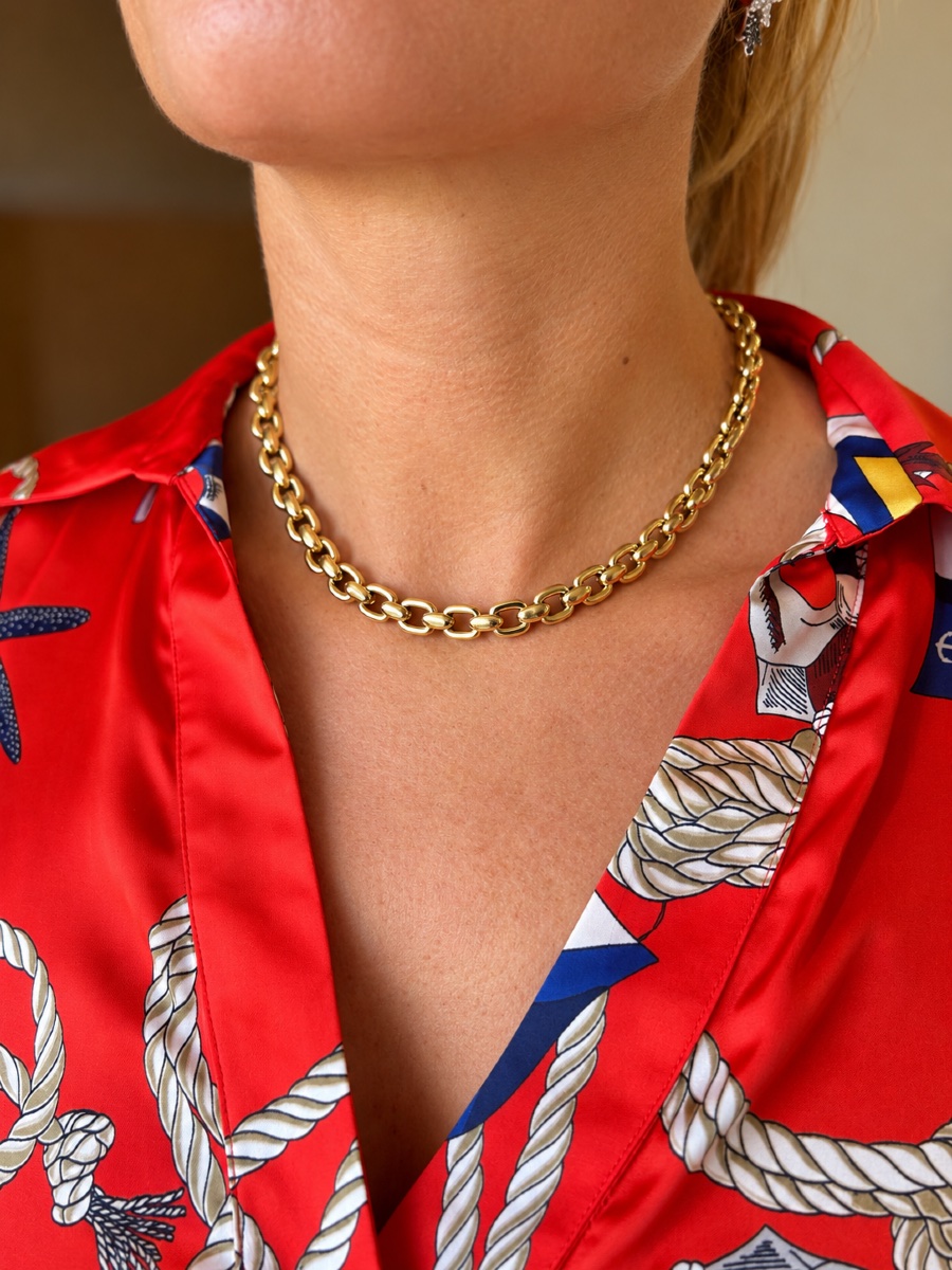 Cartier - Collier vintage en or de 1991-photo-1