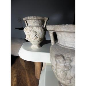 Pair Of Neoclassical Marble Vases Late 18th Early 19th