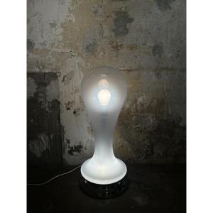 Lampe en verre de Murano de Mazzega 