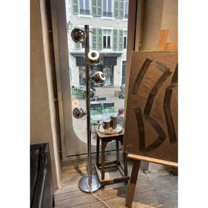 Rare Magnetic Eyeball Floor Lamp By Goffredo Reggiani