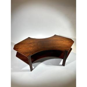 Table basse en palissandre de Sormani, Italie 1960