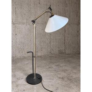 Aggregato Articulated Floor Lamp By Enzo Mari For Artemide, 1976