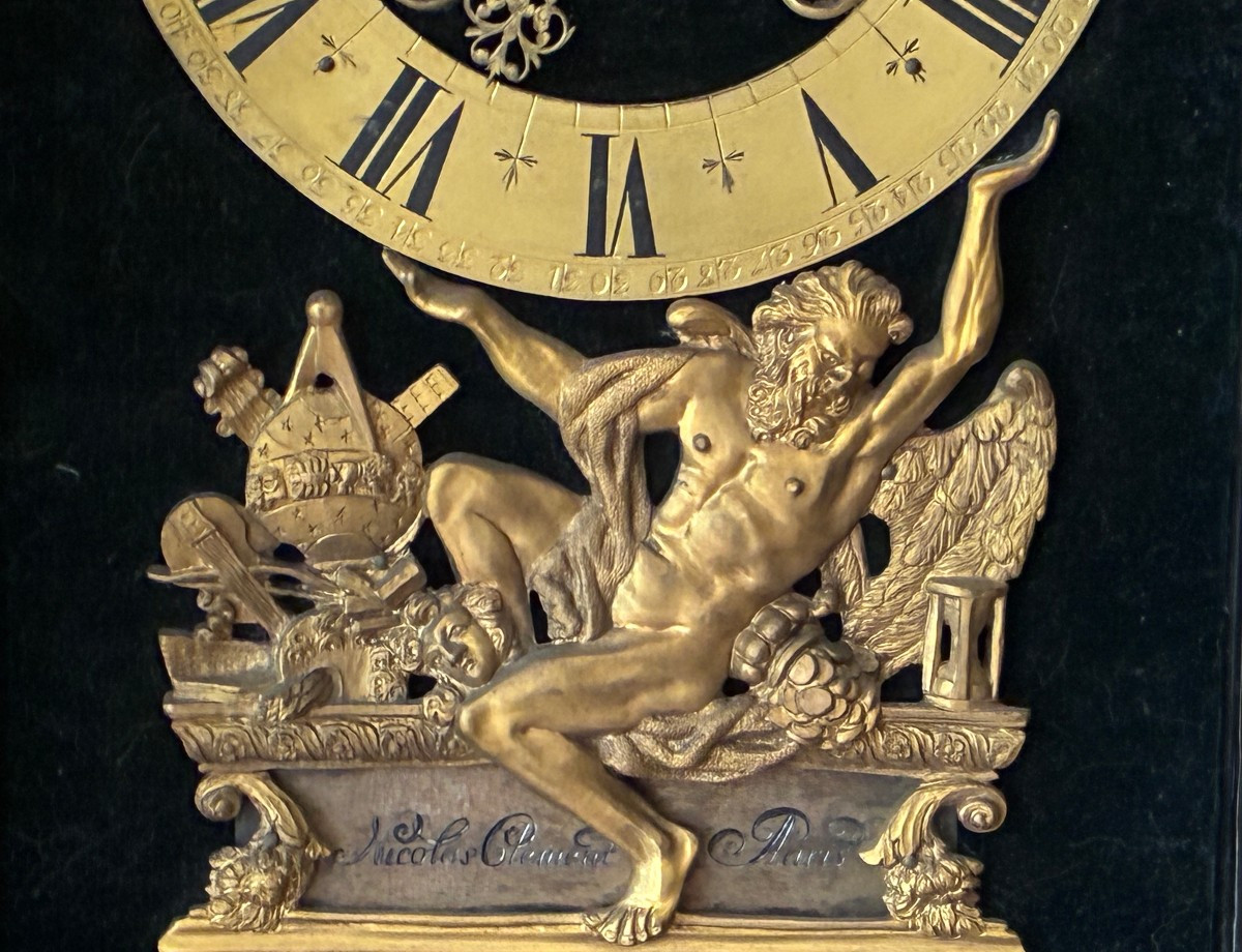 Pendule Religieuse d'époque  Louis XIV- Horloger Nicolas CLEMENT à Paris vers 1675-photo-2