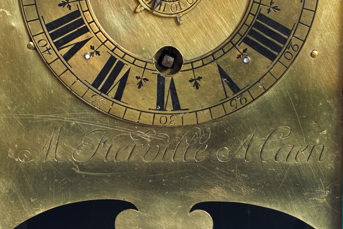 Rare French Religieuse Clock With Alarm , Louis XIV Period, Signed Fierville-photo-3