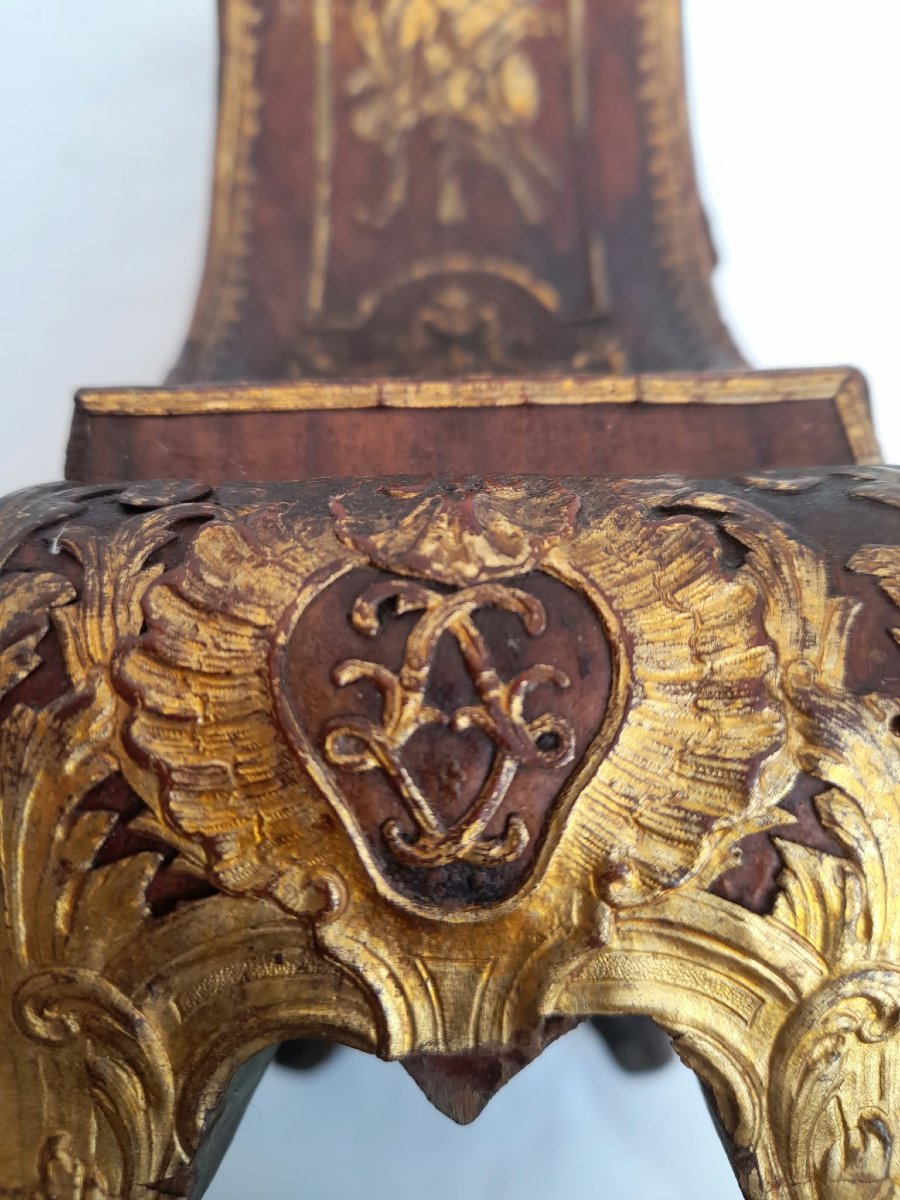 Highly Collectible French Watch Stand  "double L" Royal Markings-  Louis XIV Period -photo-2