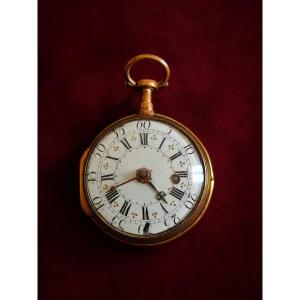 Rare Georgian Verge Pocket Watch Mov By "bonnet", London, Ca. 1730