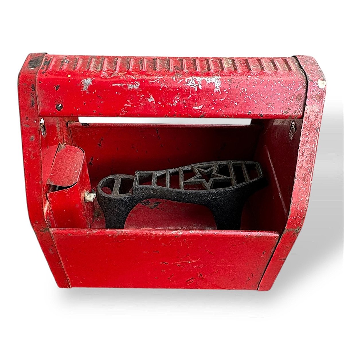 Tirelire boîte de cirage de la marque américaine Amsco vers 1950-photo-2