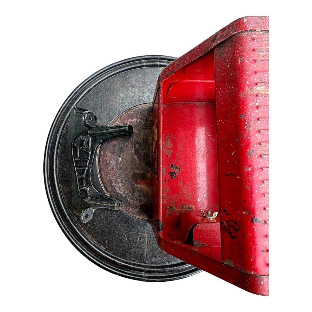 Tirelire boîte de cirage de la marque américaine Amsco vers 1950-photo-1