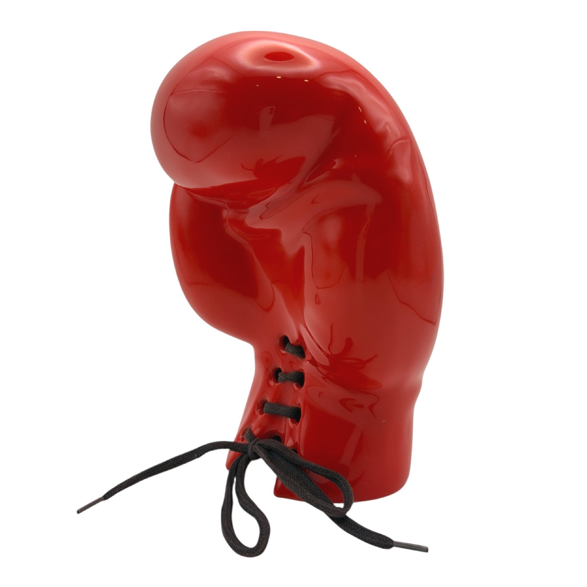 Céramique vide poches gant de boxe rouge signé JC Peiré made in France XXe Siècle-photo-1