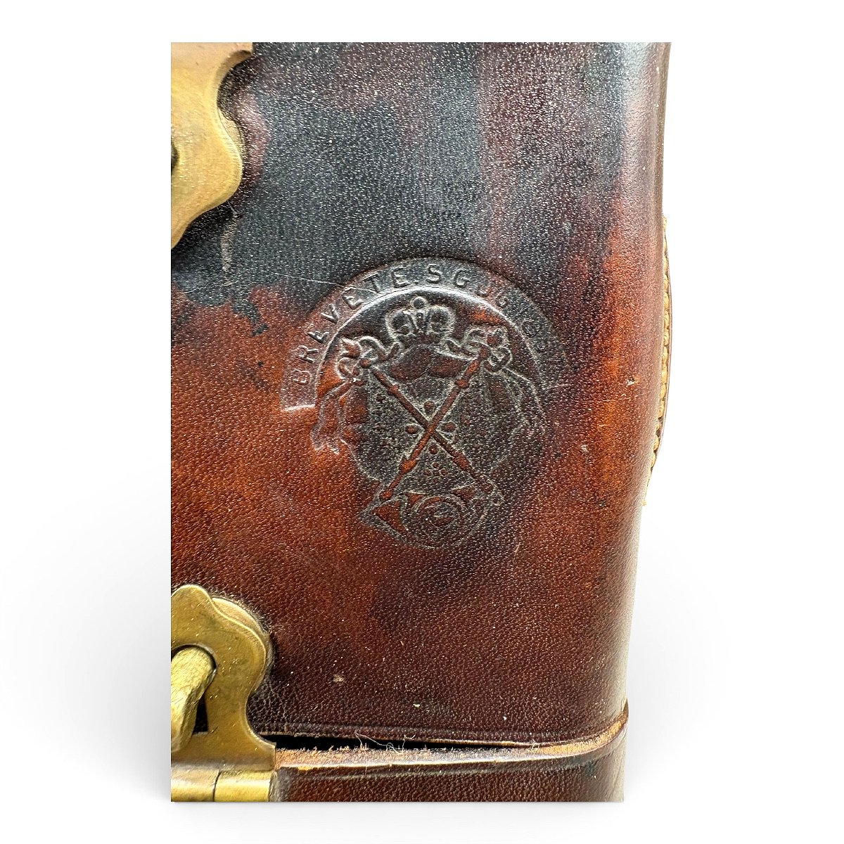 Cartouchière de Chasse en Cuir - Breveté S.G.D.G – XIXe Siècle - Napoléon III-photo-4