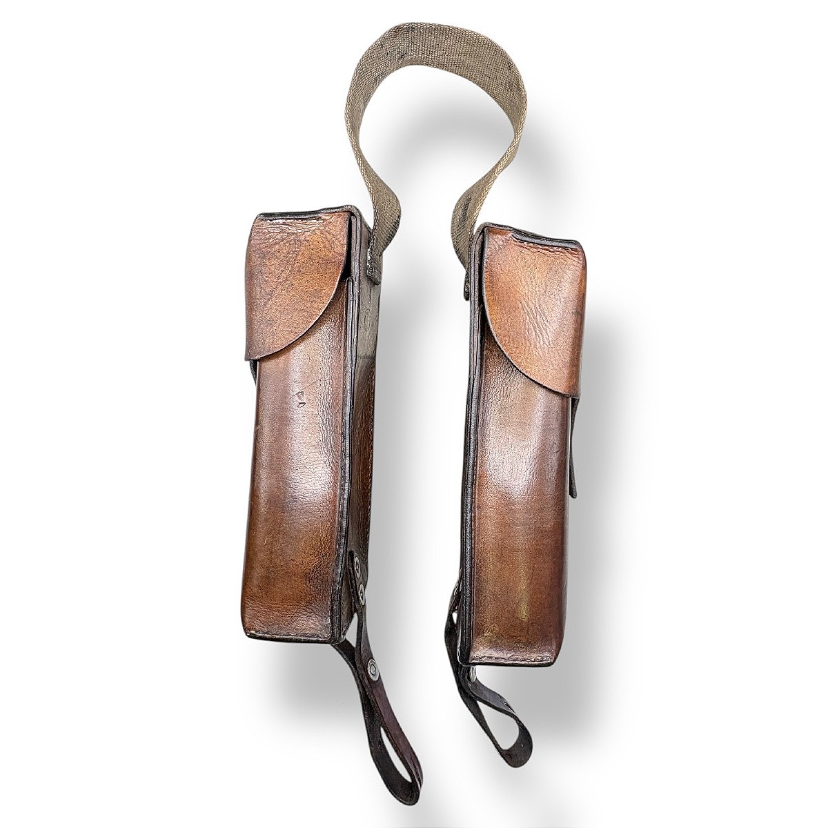 Pair Of Swiss Army Cartridge Pouches For Submachine Guns - 1945-photo-2