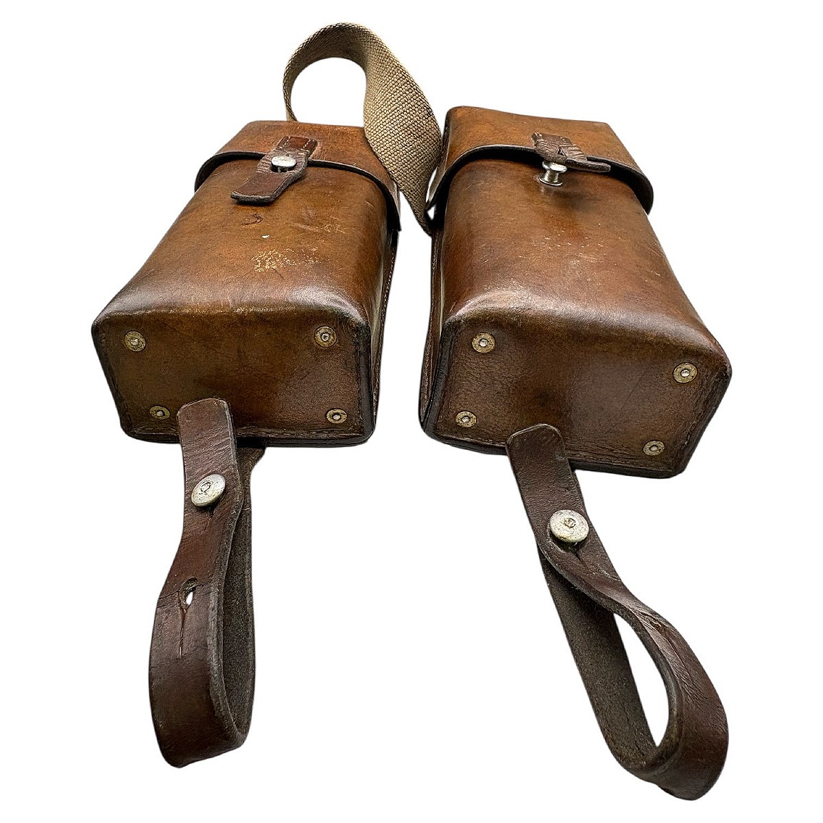 Pair Of Swiss Army Cartridge Pouches For Submachine Guns - 1945-photo-4