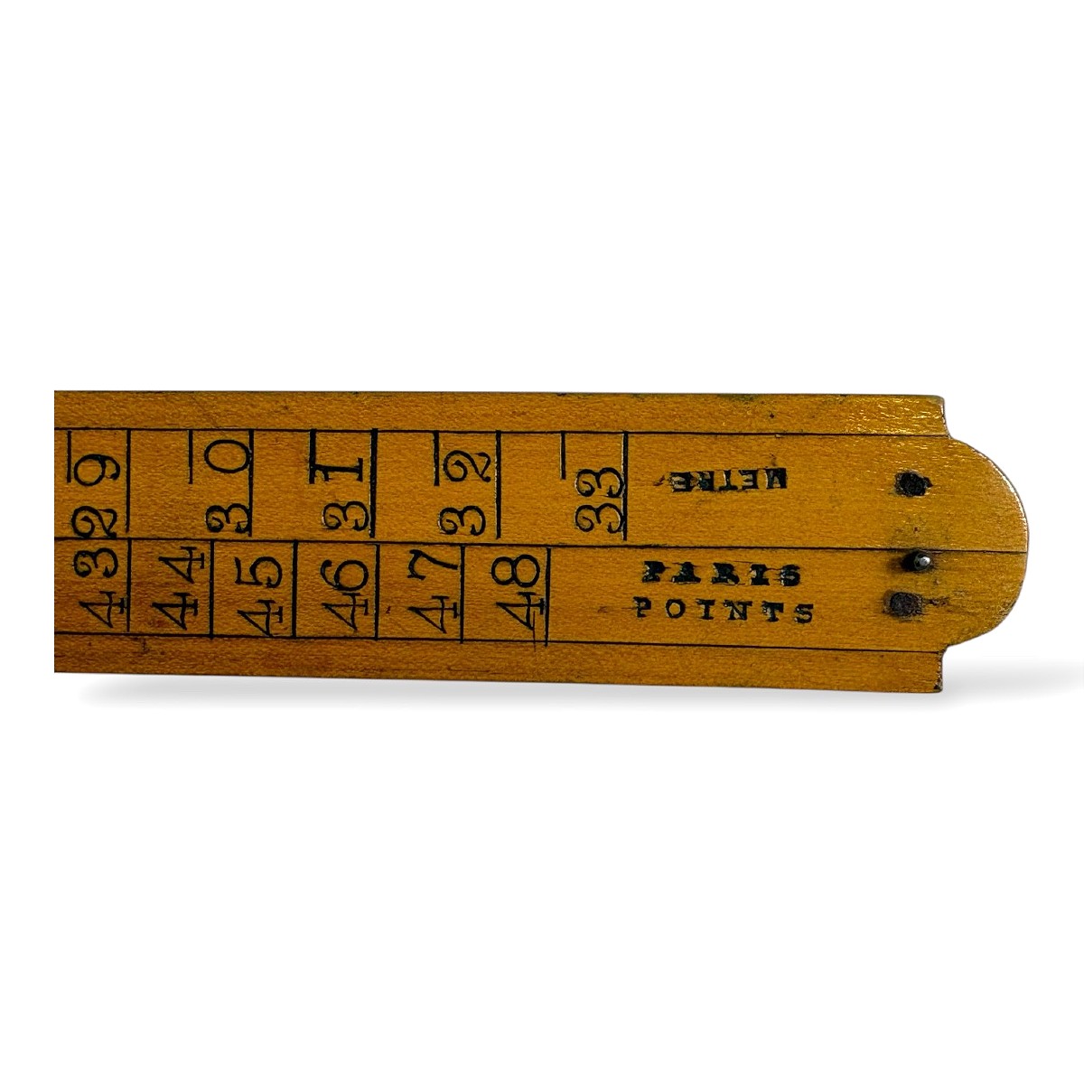 Foot-measuring Tool By "ullathorne & Co." - Boxwood And Brass - 19th Century-photo-4