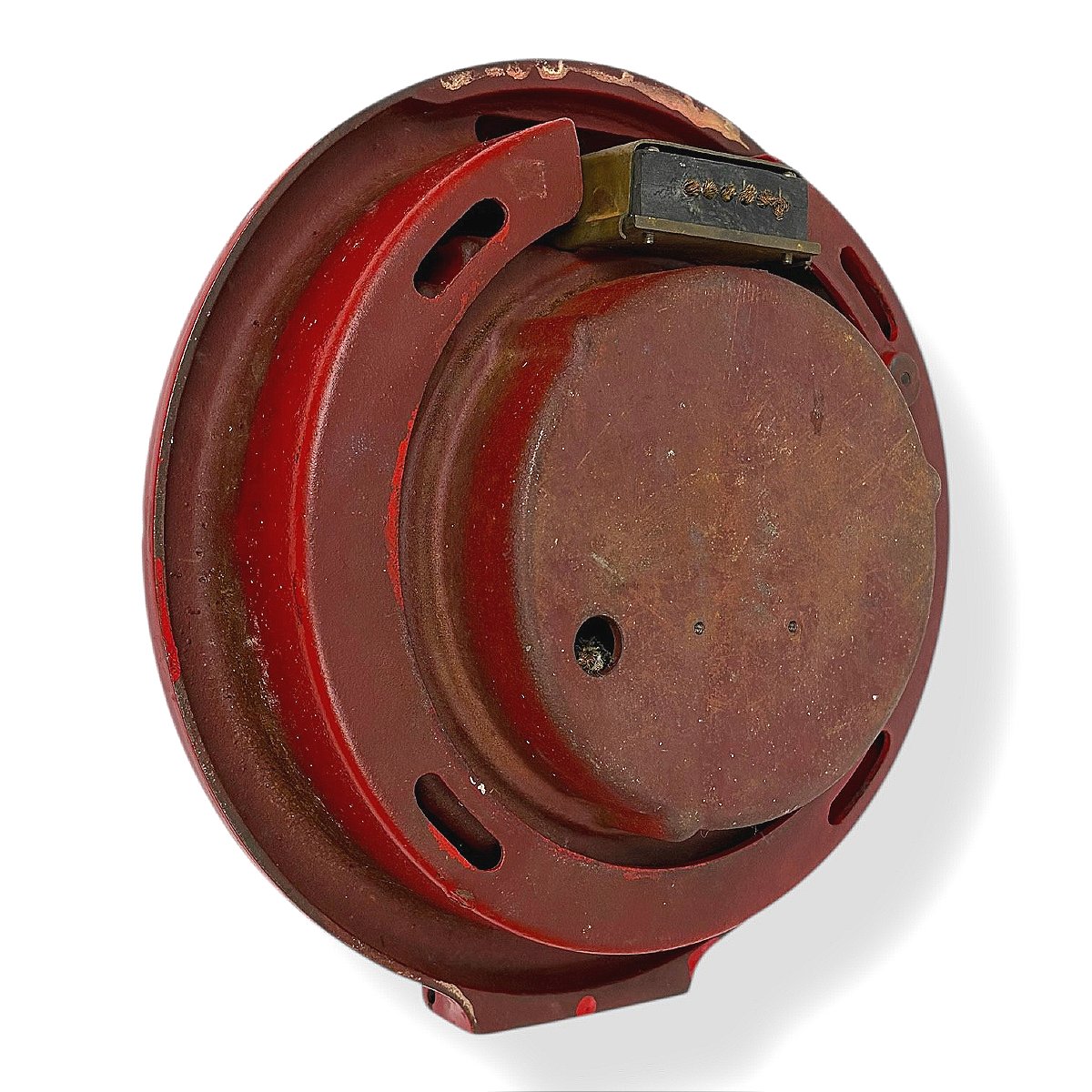 Holtzer-cabot American Circular Fire Alarm – Cast Iron And Bronze – Circa 1900-photo-2