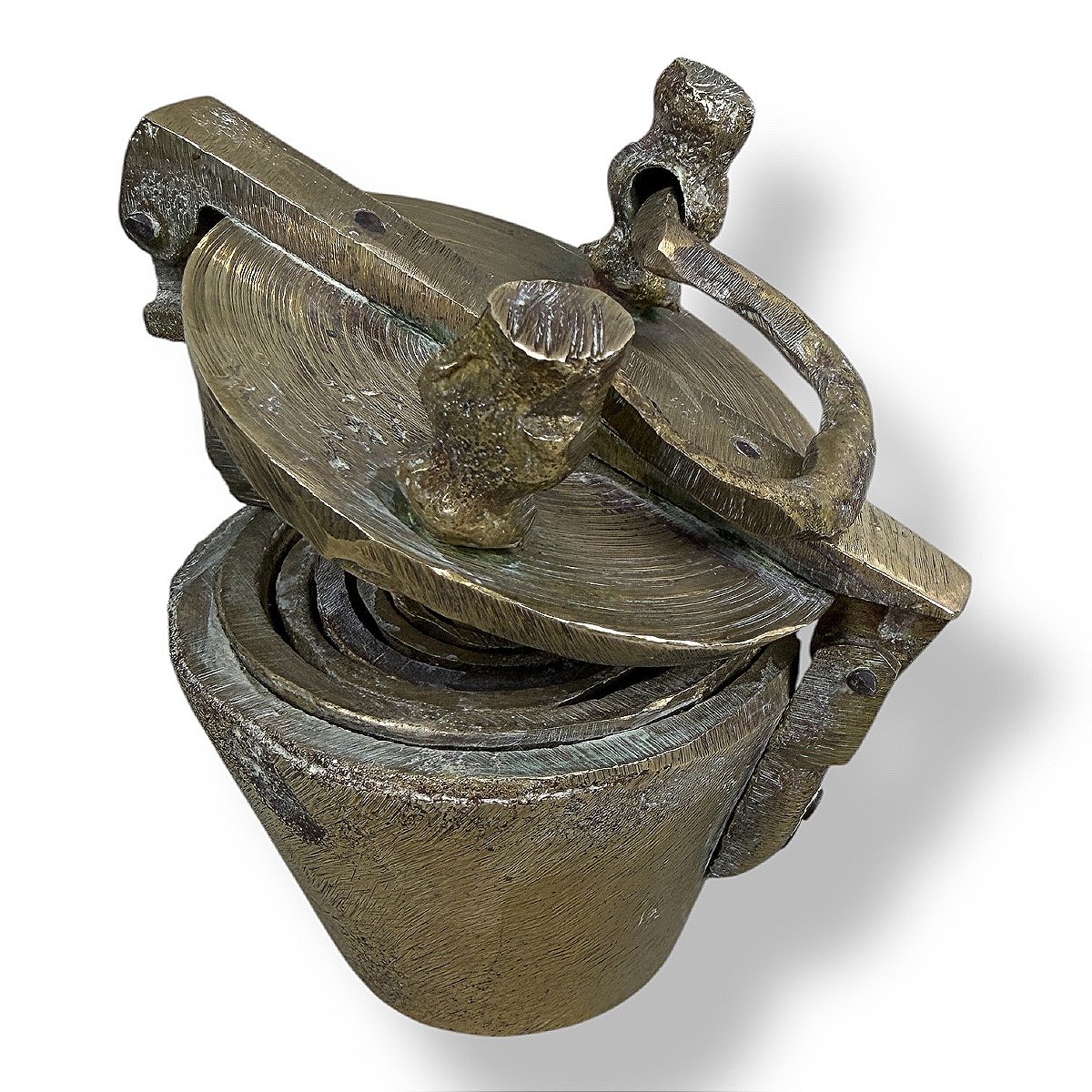 Nuremberg Bronze Bucket Battery - 18th Century-photo-4