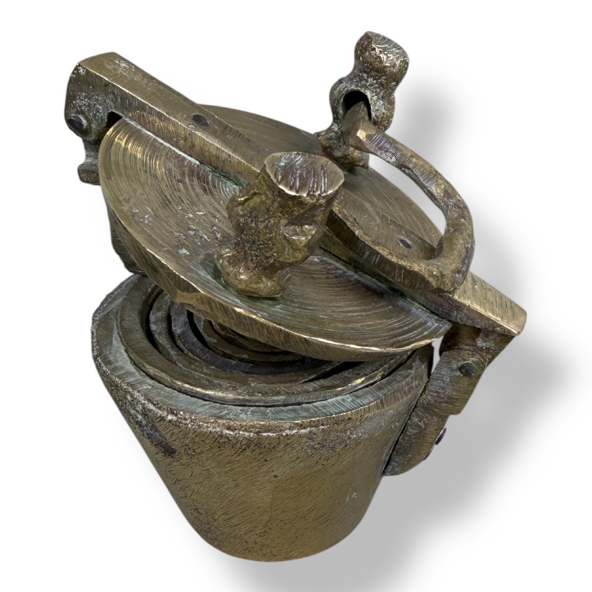 Nuremberg Bronze Bucket Battery - 18th Century-photo-3