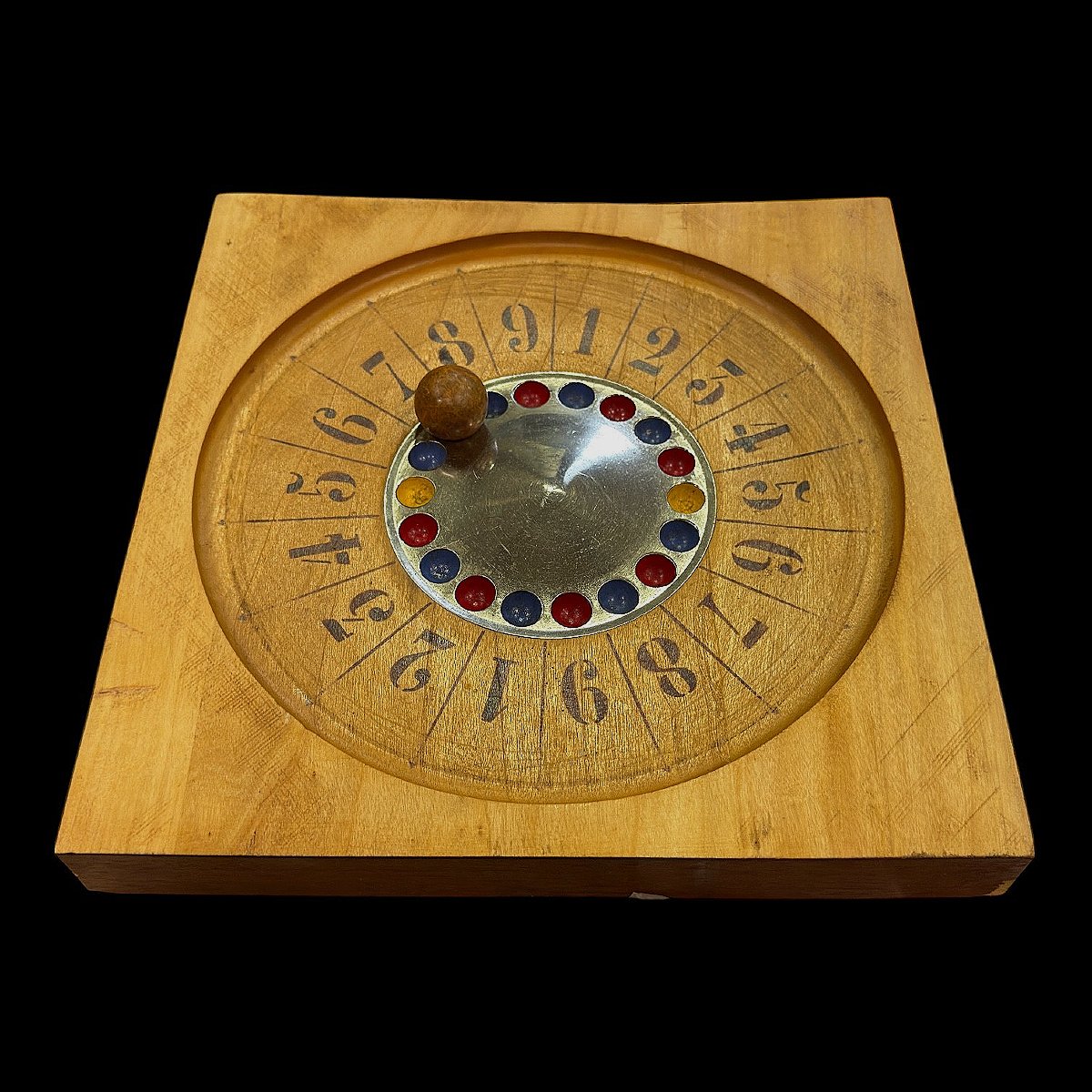 Roulette Jeu de la Boule Casino "J.A.J" Tabletterie - Made in France - Circa 1930-photo-2