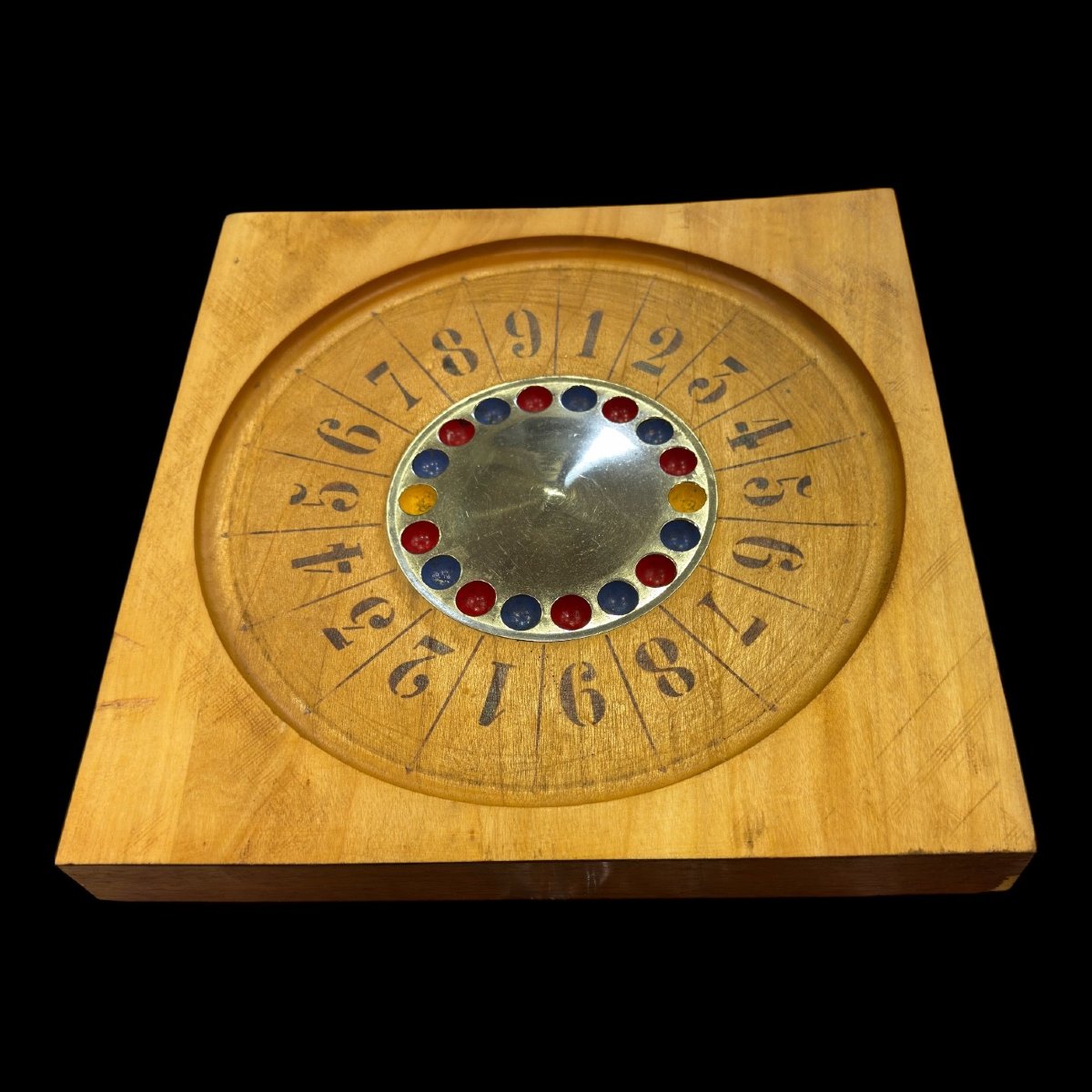 Roulette Jeu de la Boule Casino "J.A.J" Tabletterie - Made in France - Circa 1930-photo-4
