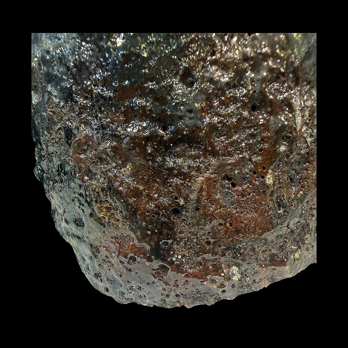Creuset de Fonderie - Cache Pot ou Bougeoir aux teintes "Brut de Fusion" - Hauteur 13,5 cm-photo-2