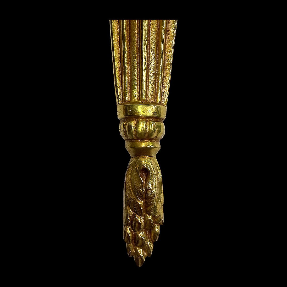 Paire d'appliques en Bronze doré aux Béliers et Carquois - Style Louis XVI - Fin XIXe siècle-photo-5