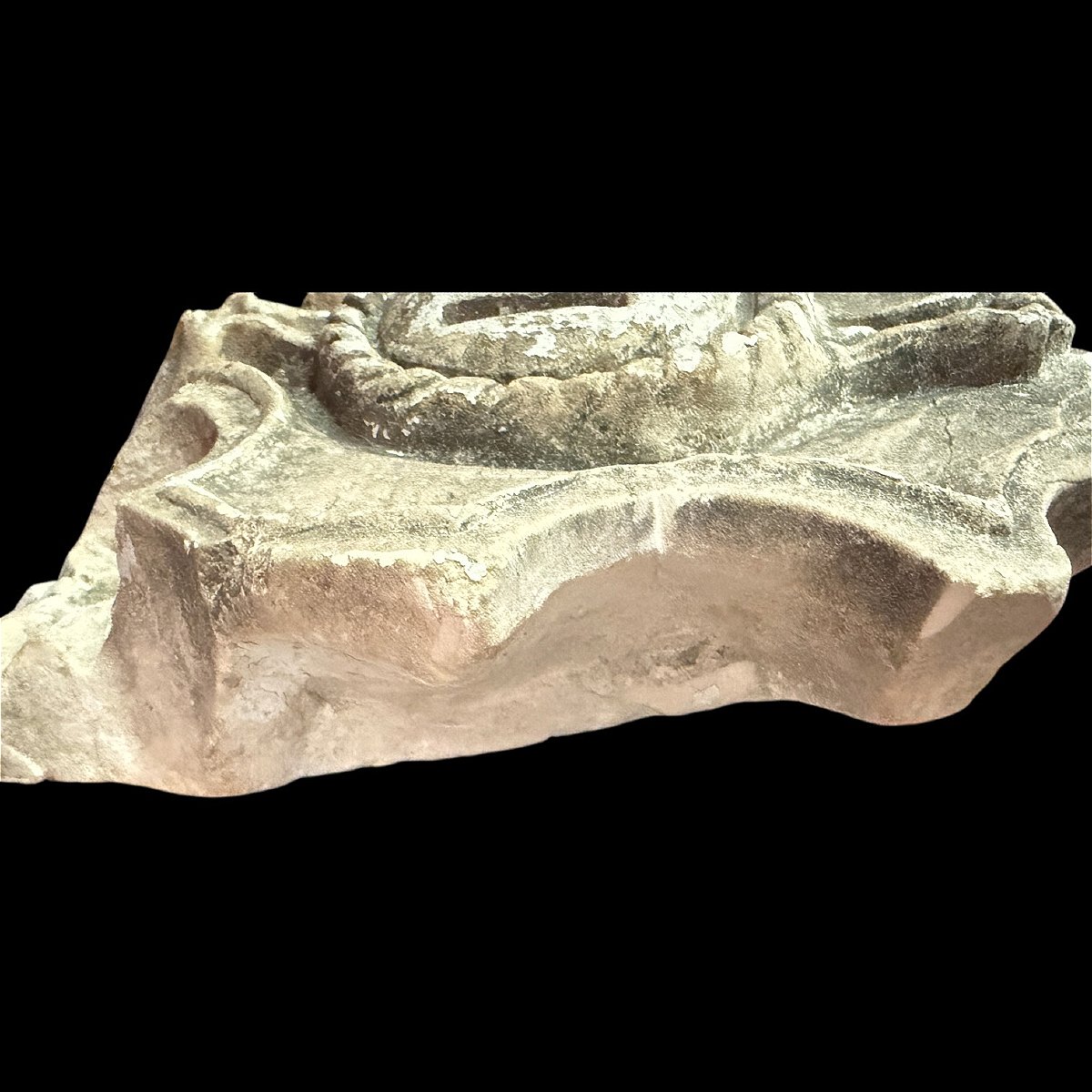 Élément de Décoration Architectural de Style Louis Philippe - Daté 1846 - XIXème siècle-photo-3