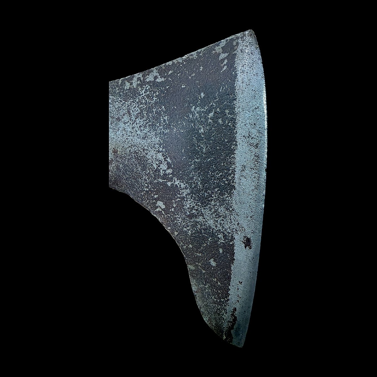 19th Century Carpenter's Adze In Forged Steel - Heritage Of Medieval War Axes-photo-4