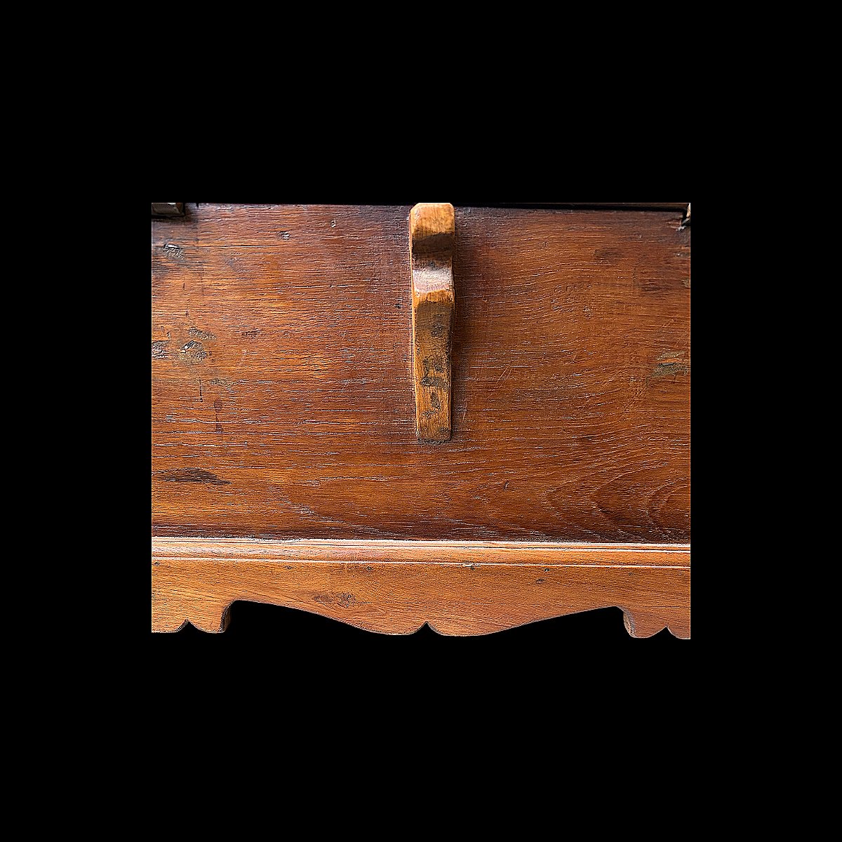 Naval Officer's Box In Walnut And Brass - Late 18th Century - Restoration Period-photo-3