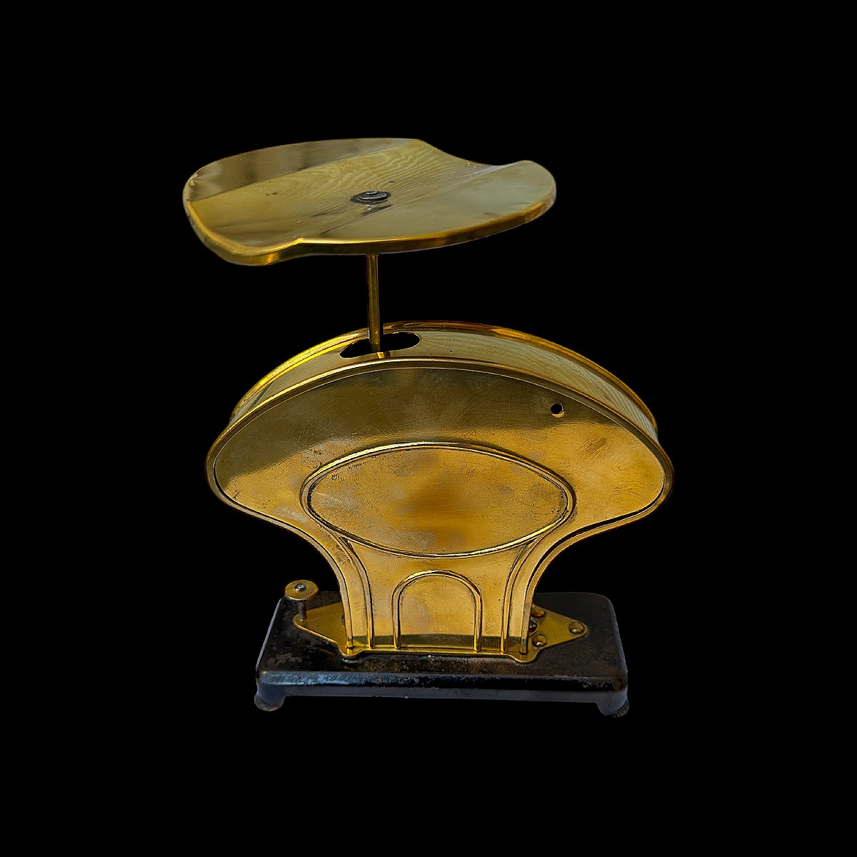 Balance Pèse-Lettres de Collection Rictus DRP - Laiton Doré - Fin XIXe siècle - Numéroté 384478-photo-5