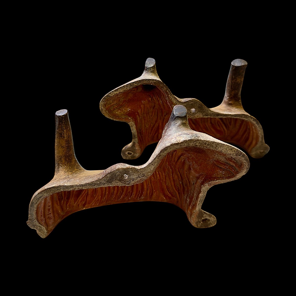 Pascal Lamb Mold In Glazed Clay - 21cm Wide - Art Populaire - France - Circa 1900-photo-2