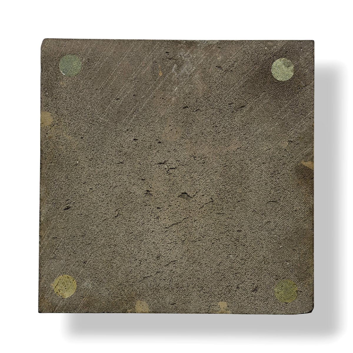 Vallauris Style Glazed Ceramic Tile - Zodiac Sign Capricorn 20x20cm - Circa 1950-photo-3