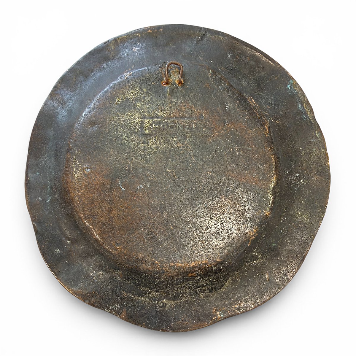 19th Century Bronze Dish Decorated With An Imperial Eagle In The Empire Style-photo-3