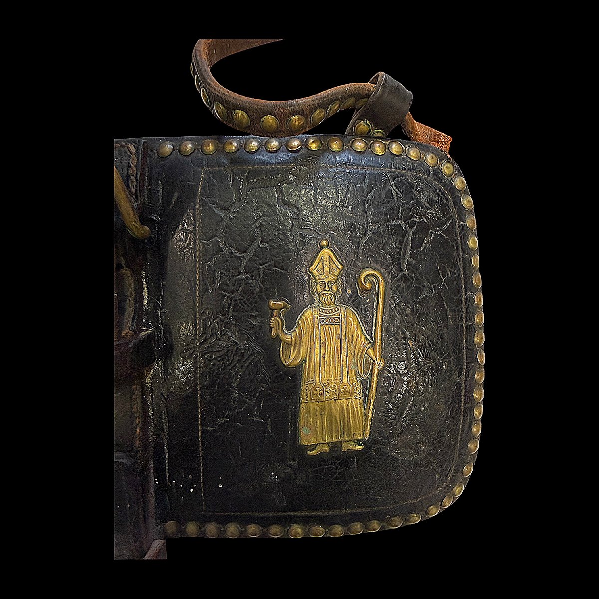 Parade Horse Harness Depicting Saint Eloi With His Bell – Circa 1900-photo-2