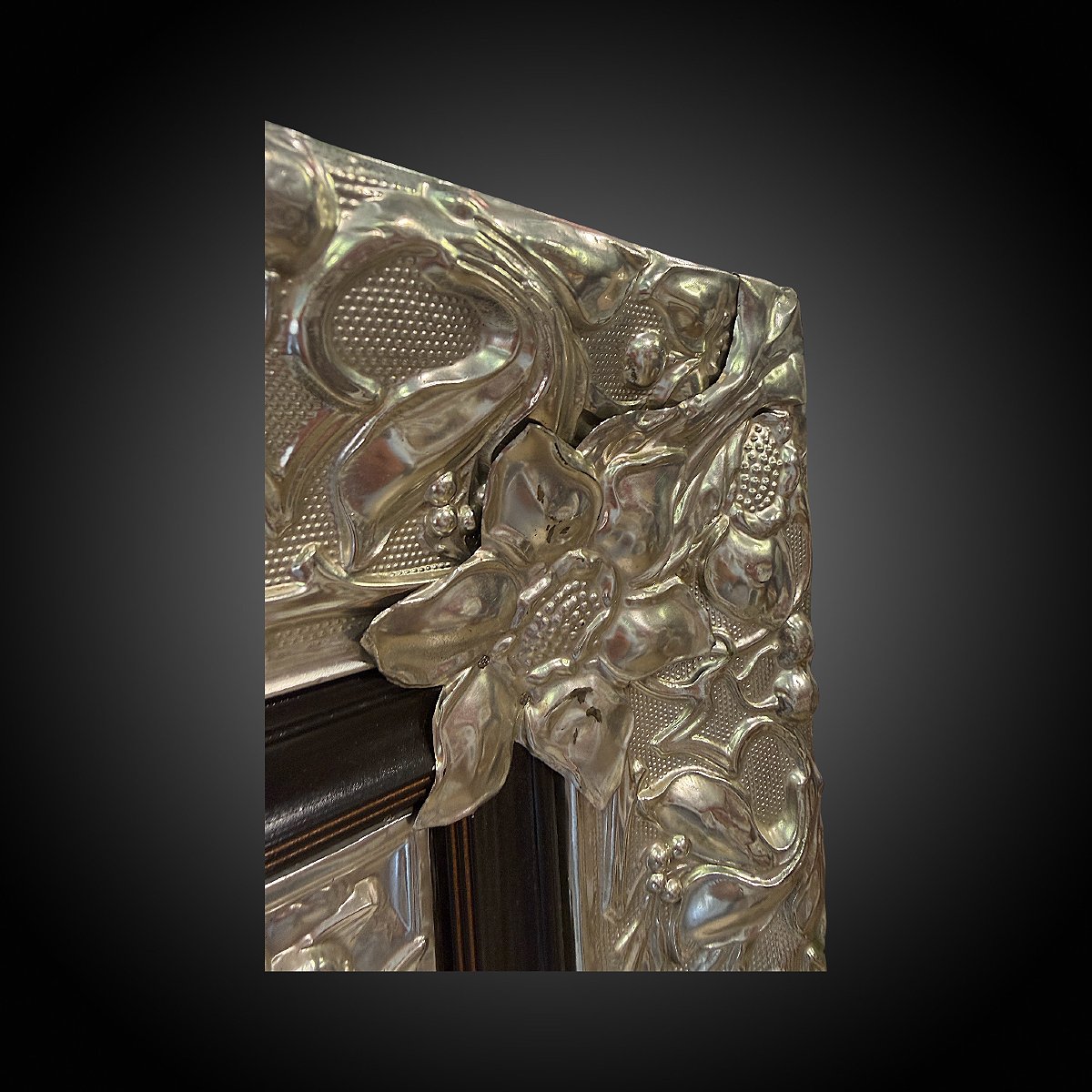 Tableau De Dévotion Sainte Famille Et Passion - Embossed Copper And Nickel Silver - 19th Century-photo-4