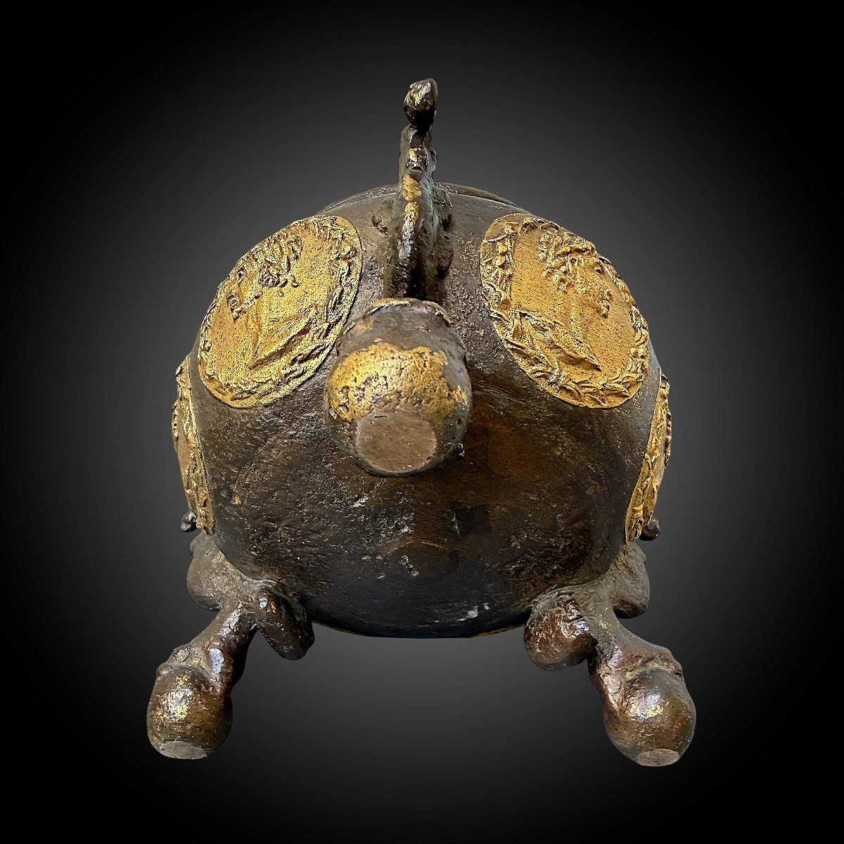 Grand Tour Bronze Incense Burner - Italy - 19th Century-photo-5