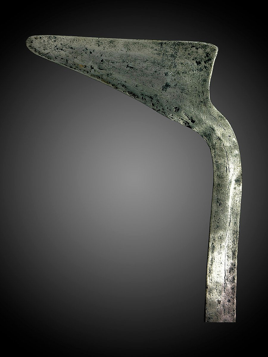 Épée de Type Faucille en bois et fer forgé - Gbaya, Congo – Arts Premiers - Ethnographie-photo-1