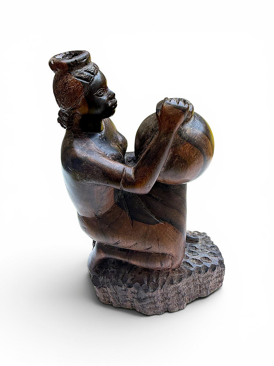 Exotic Hardwood Statuette - -photo-2
