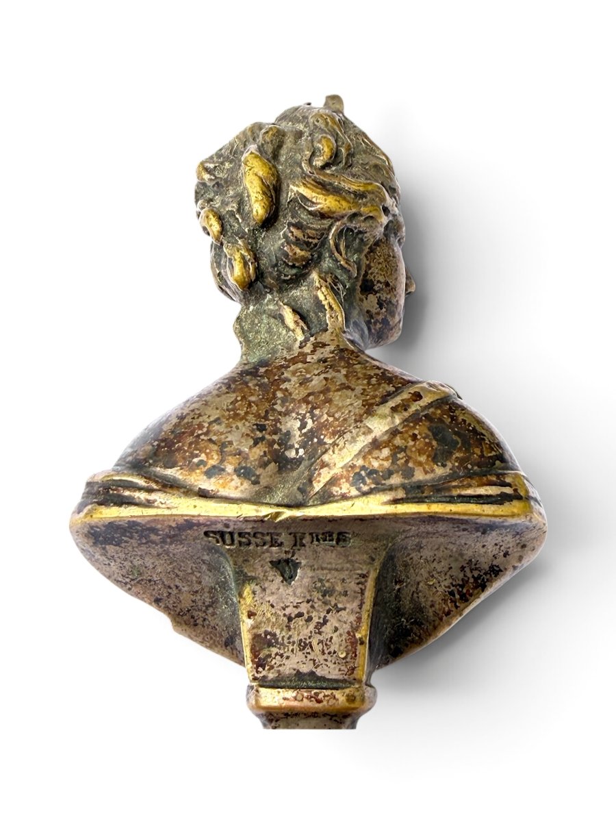 "diane" Letter Opener And Paper Cutter In Gilded Bronze, Louis XVI Style - Susse Frères - 19th Century-photo-1
