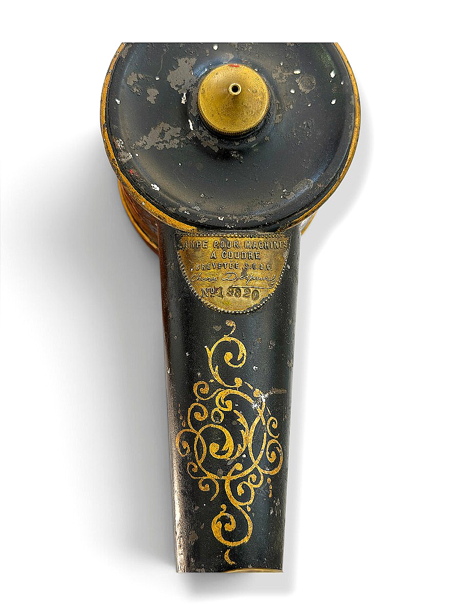 Chéri Desprin Kerosene Lamp For Sewing Machines, Patented Sgdg—france—late 19th Century, Circa 1900-photo-3