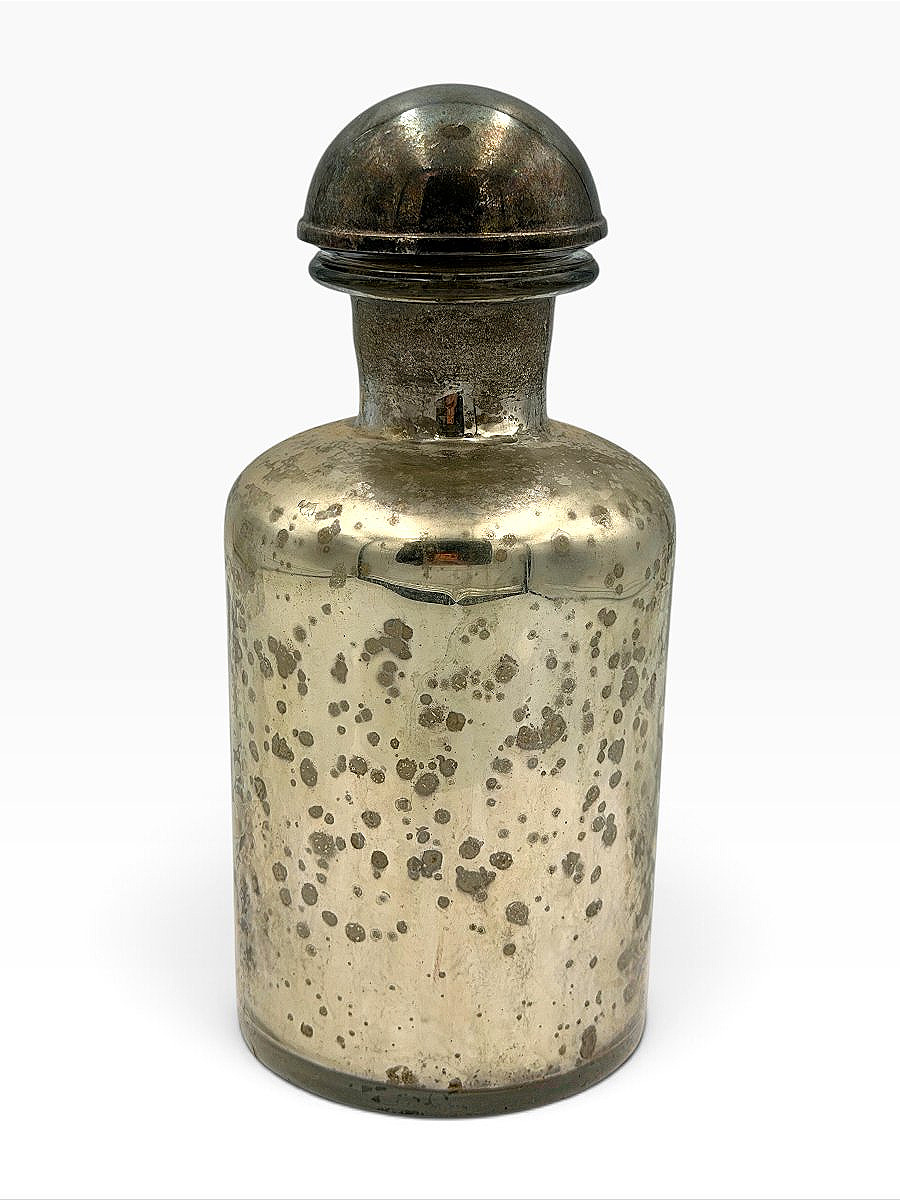 Flacon en verre mercurisé Eau de Cologne Giraud Fils Paris Grands Magasins Hanoi (Vers 1930)-photo-2