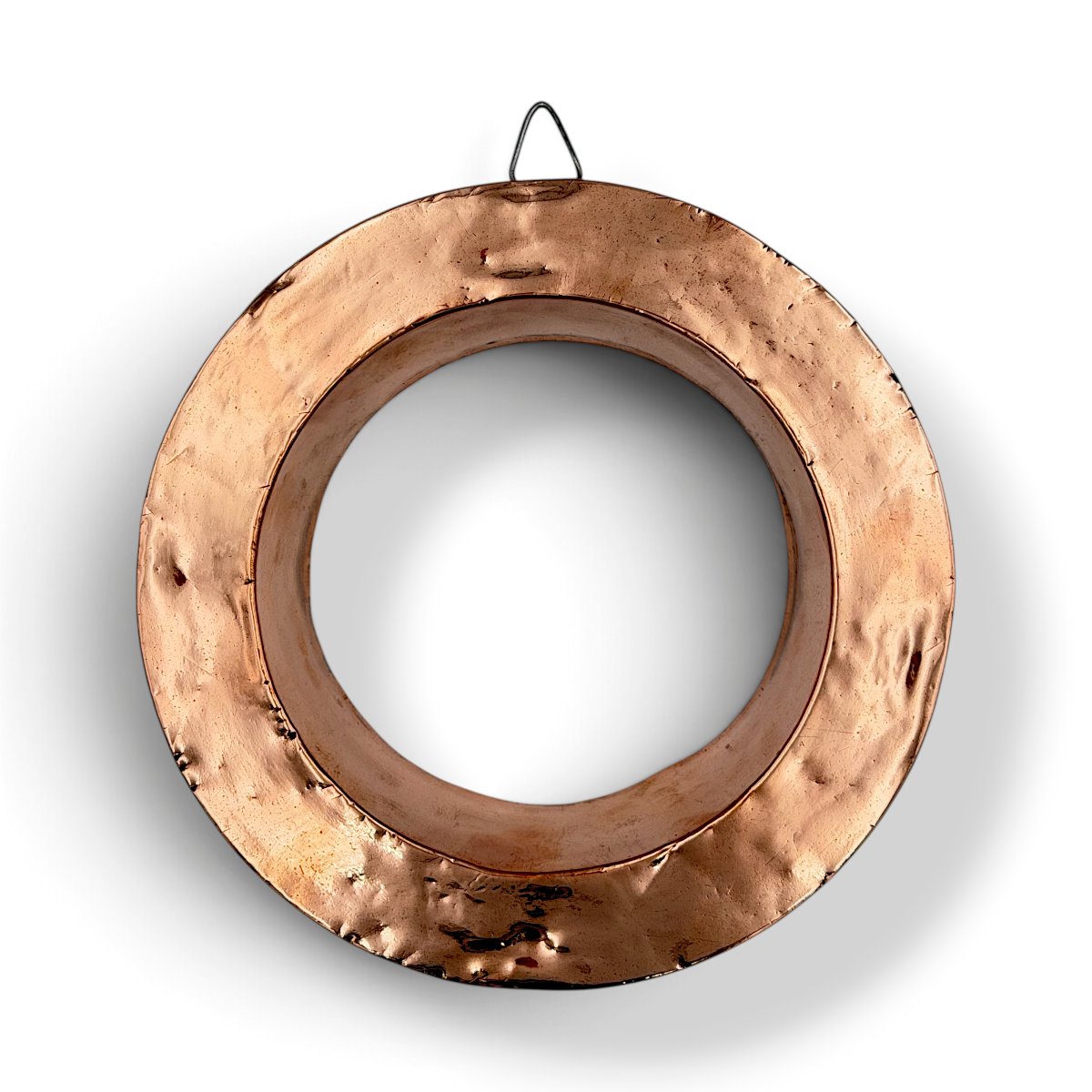 Ring-shaped Pastry Mold Made Of Hammered Copper, France, Late 19th–early 20th Century