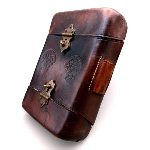 Cartouchière de Chasse en Cuir - Breveté S.G.D.G – XIXe Siècle - Napoléon III