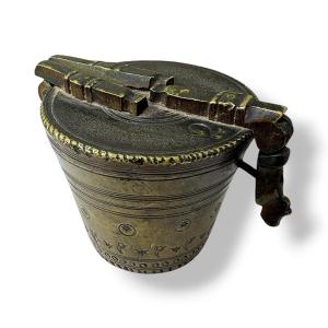 Nuremberg Stack Brass & Bronze Bucket Weights - Complete Series - 17th-18th Century
