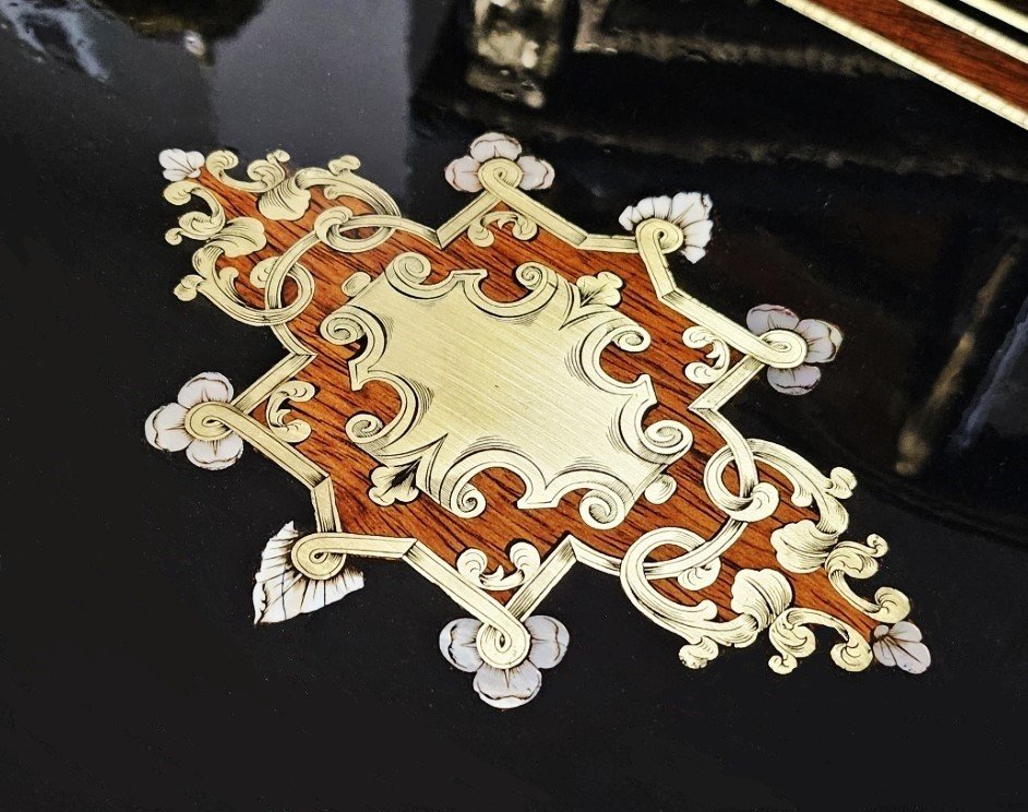 Very Large Box Or Box In Boulle Marquetry Napoleon III Period Napoleon 3-photo-5