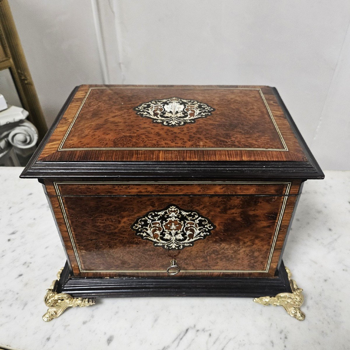 Boulle Cigar Cellar Napoleon III Napoleon 3-photo-6