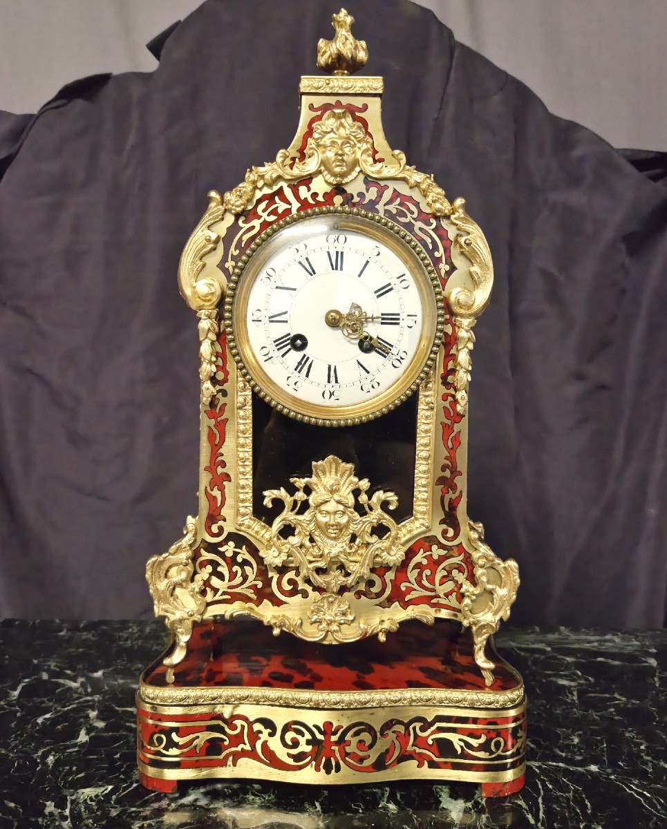 Cartel Clock In Marquetry Boulle Napoleon III Period Napoleon 3