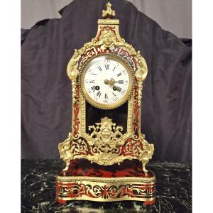 Cartel Clock In Marquetry Boulle Napoleon III Period Napoleon 3