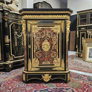 Louis XIV-style Boulle Marquetry Side Table From The Napoleon III Era