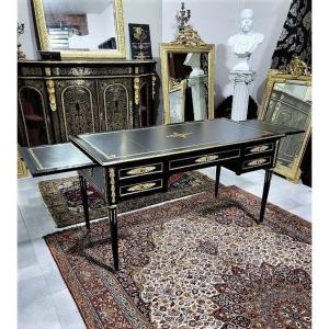 Flat Desk With Drawbars Napoleon III Napoleon 3 Boulle