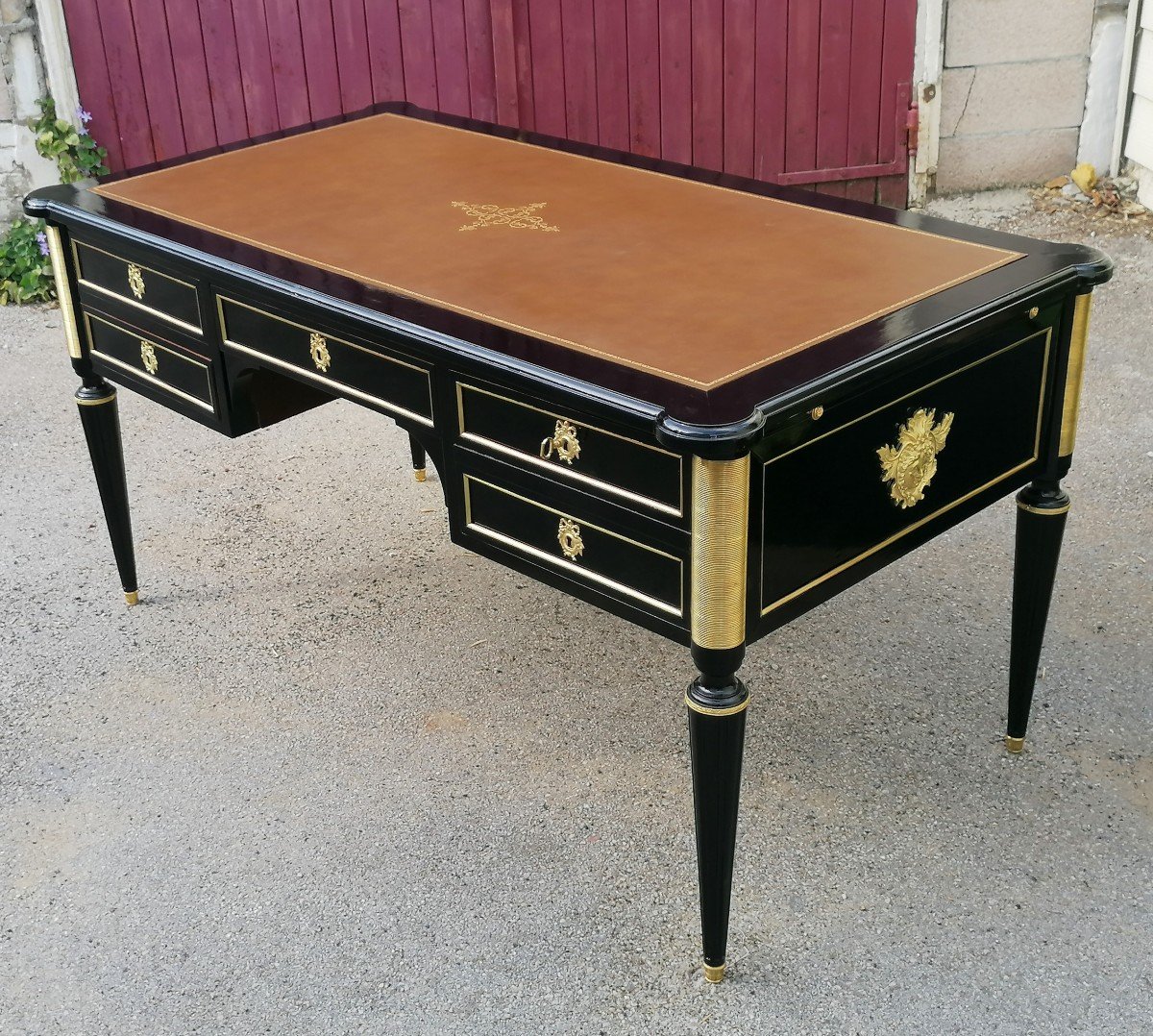 Bureau De Ministre Style Louis XVI Napoleon Napoléon III-photo-2